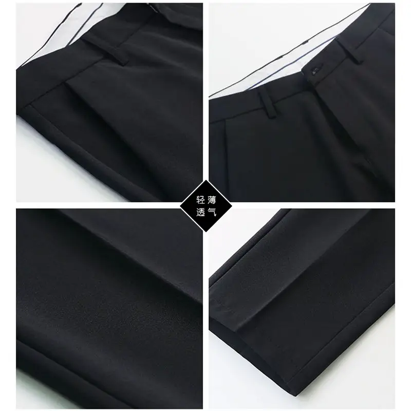Men Korean Fashion Slim-fit Pants Summer Leg Nine - Image 10