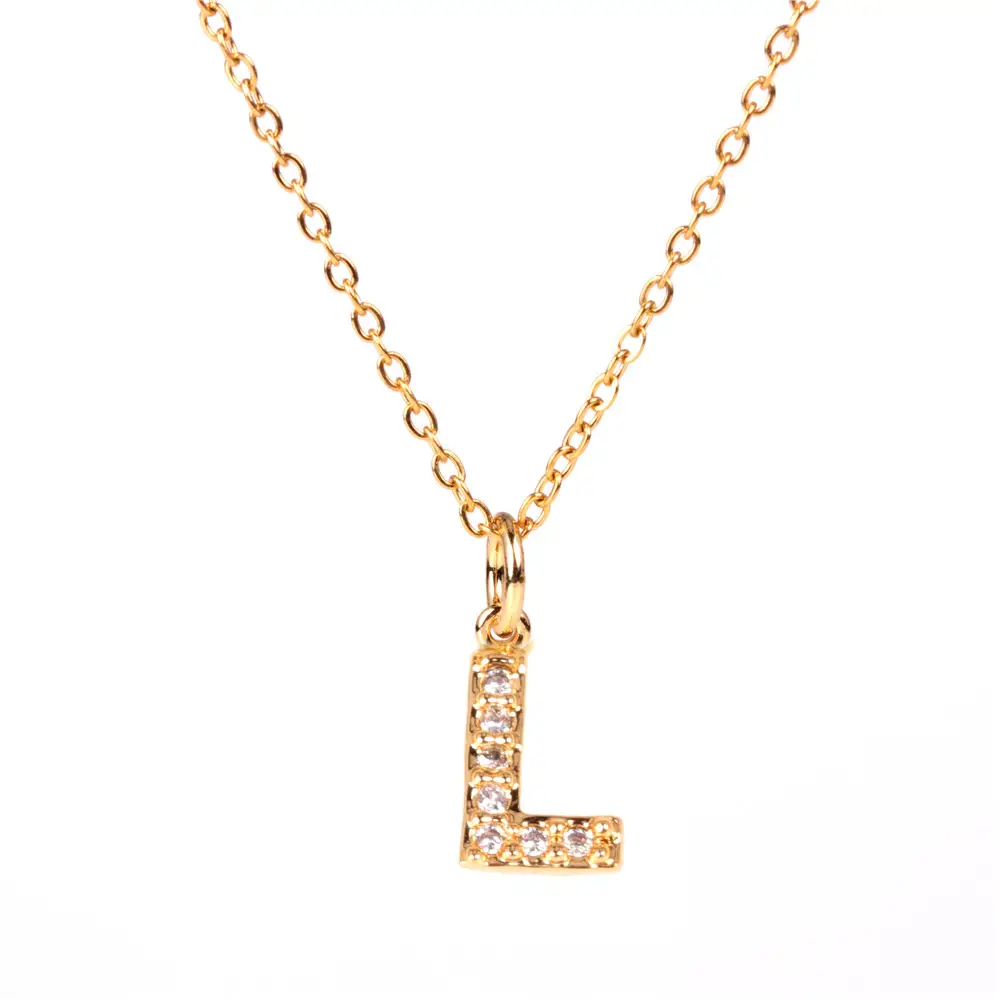 Gold Dollar S-Necklace with Diamond Clavicle
