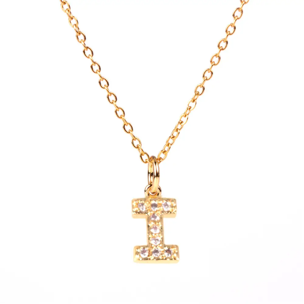 Gold Dollar S-Necklace with Diamond Clavicle