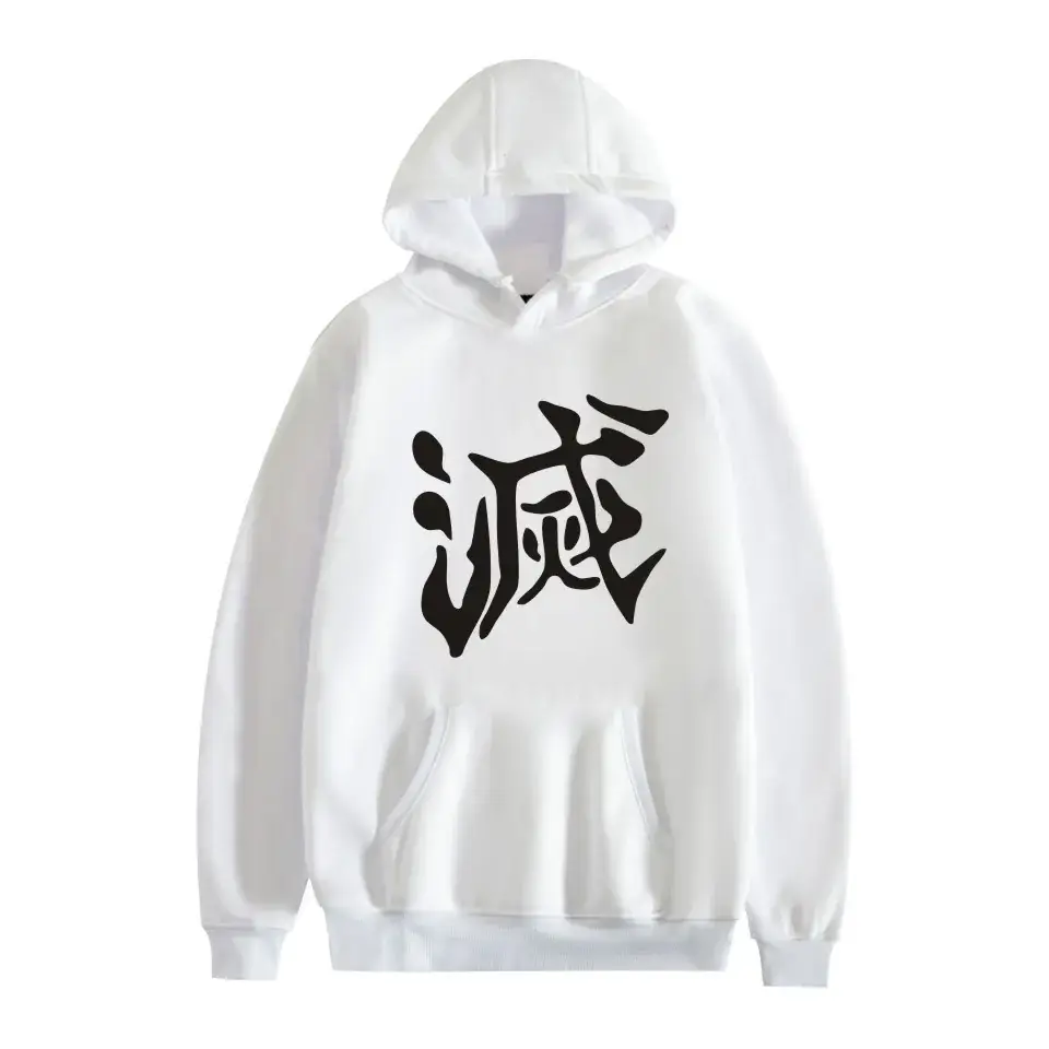 Men Women Hooded Sweatshirt Tankou Graphic Red - Image 7