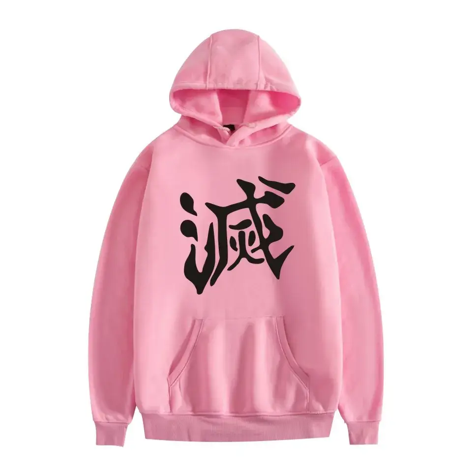Men Women Hooded Sweatshirt Tankou Graphic Red - Image 10