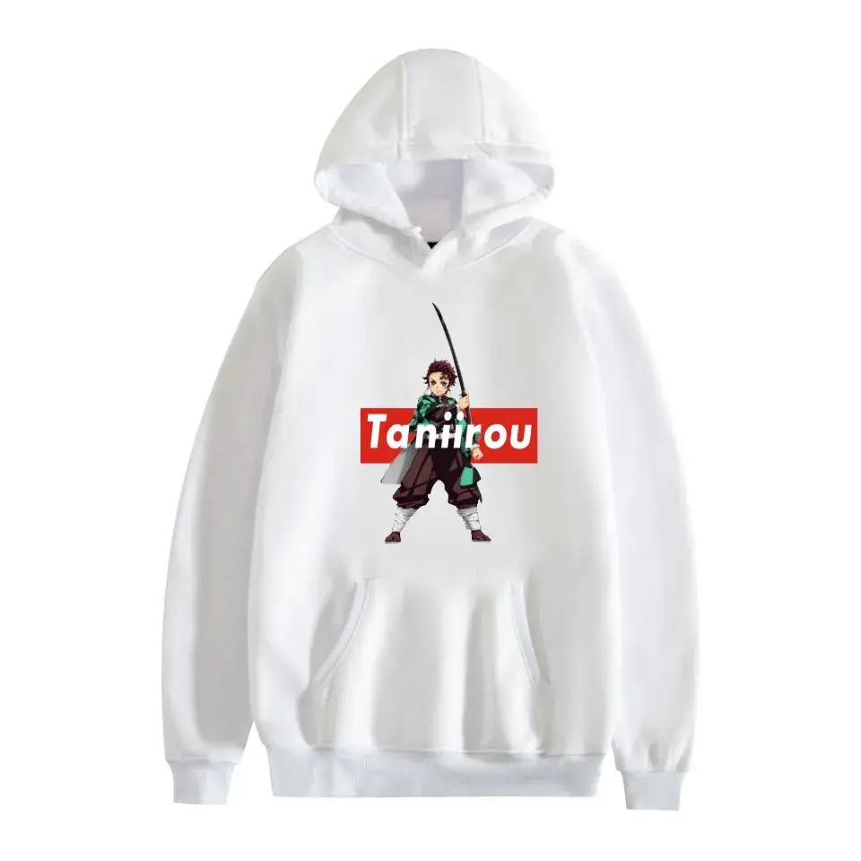 Men Women Hooded Sweatshirt Tankou Graphic Red - Image 13