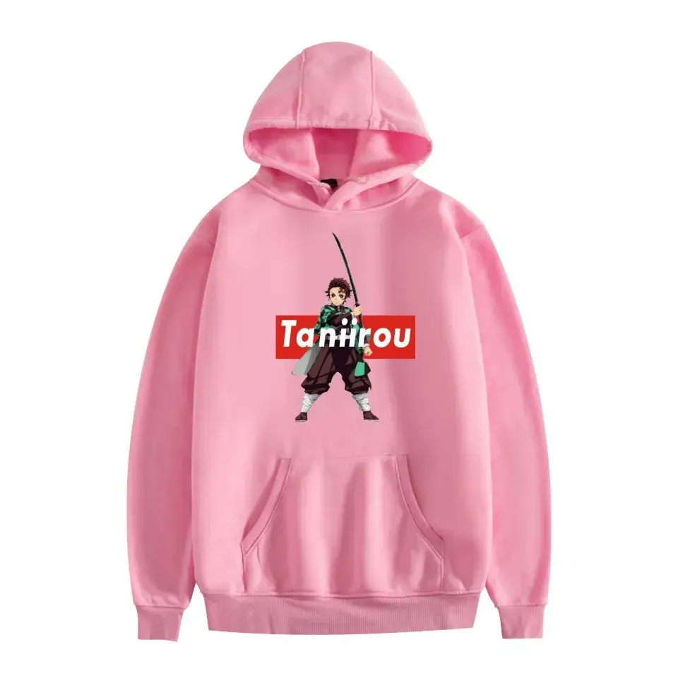 Men Women Hooded Sweatshirt Tankou Graphic Red - Image 16