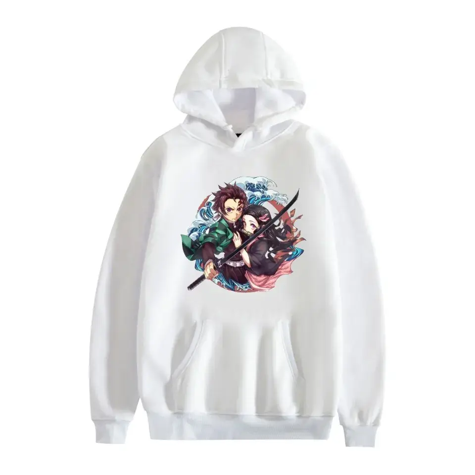 Men Women Hooded Sweatshirt Tankou Graphic Red