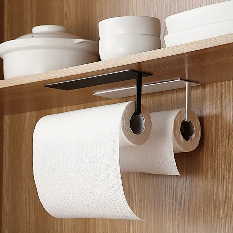 Wall-Mounted Kitchen Roll Paper Storage Rack - Image 3
