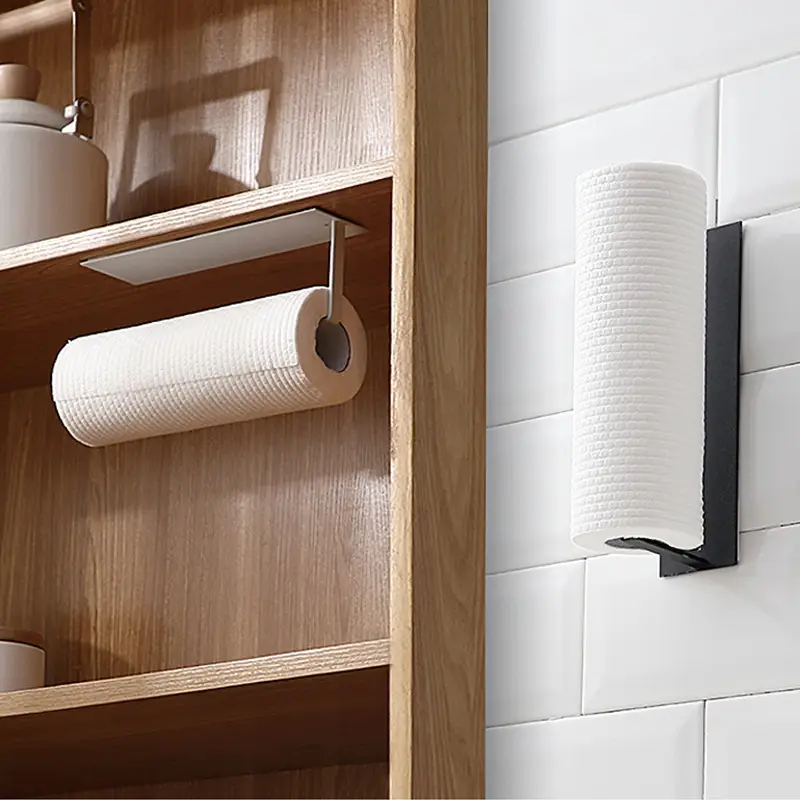 Wall-Mounted Kitchen Roll Paper Storage Rack - Image 4