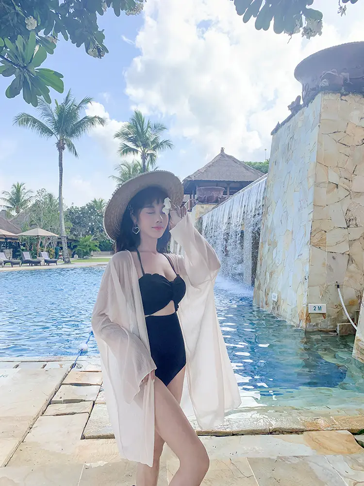 2023 Maldives Chiffon Cardigan Medium Long Sun Protection — feature 6