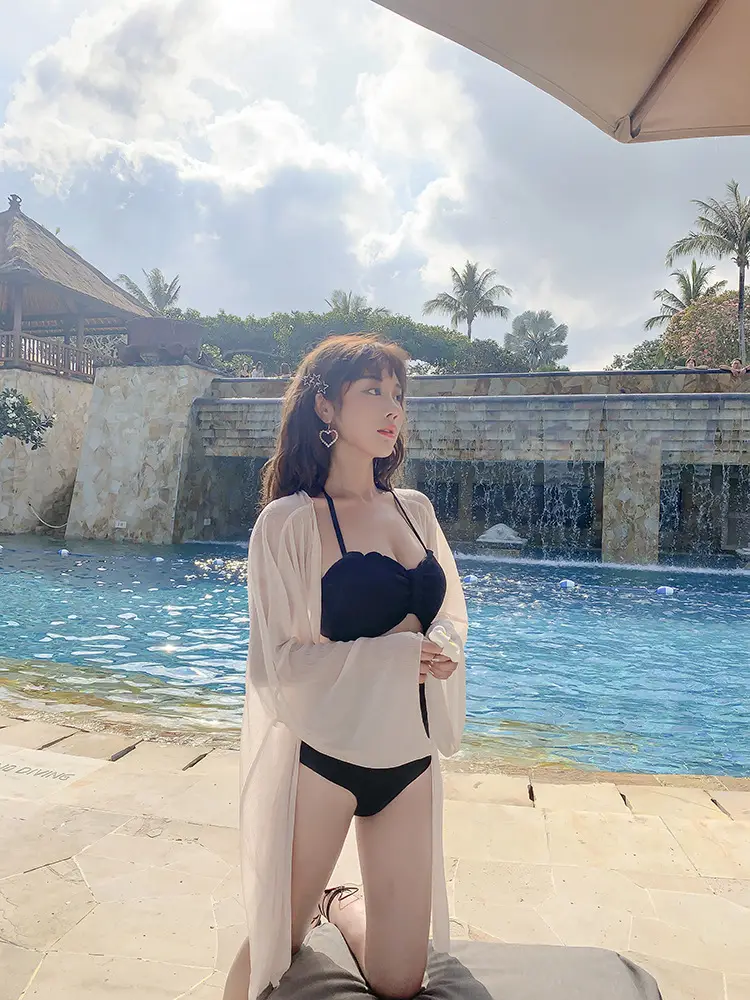 2023 Maldives Chiffon Cardigan Medium Long Sun Protection — feature 8
