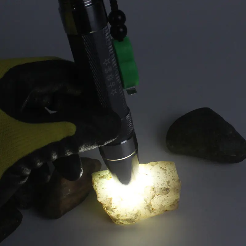 Rechargeable LED Jade Identification Flashlight Tape Measure