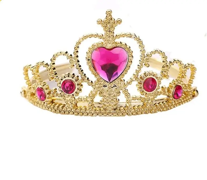 Golden Crown Magic Wand Set for Girls Party Wear
