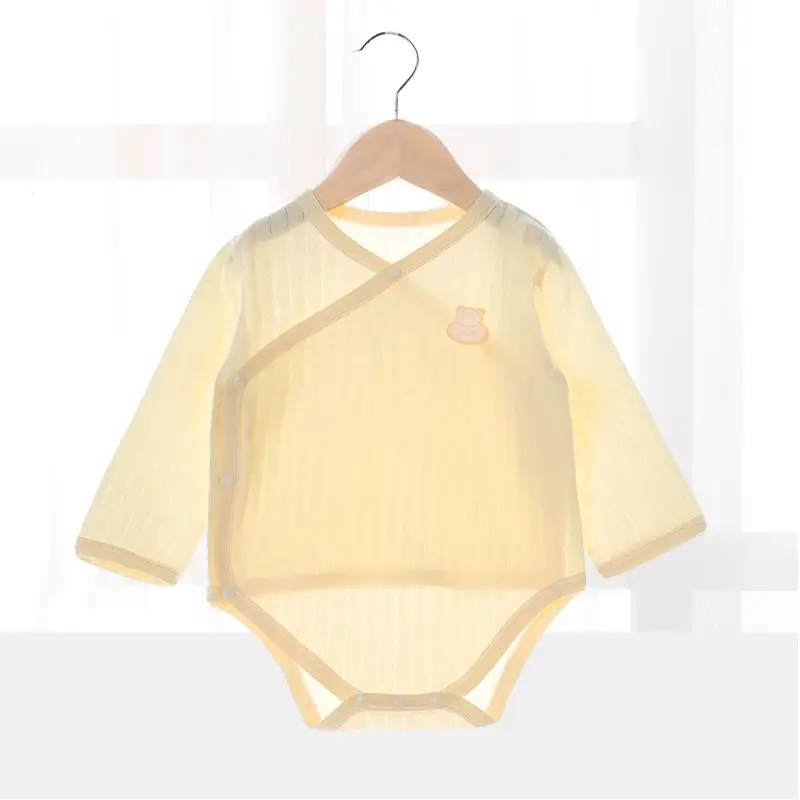 Pink Newborn Baby Jumpsuit with Triangle Design - Image 4