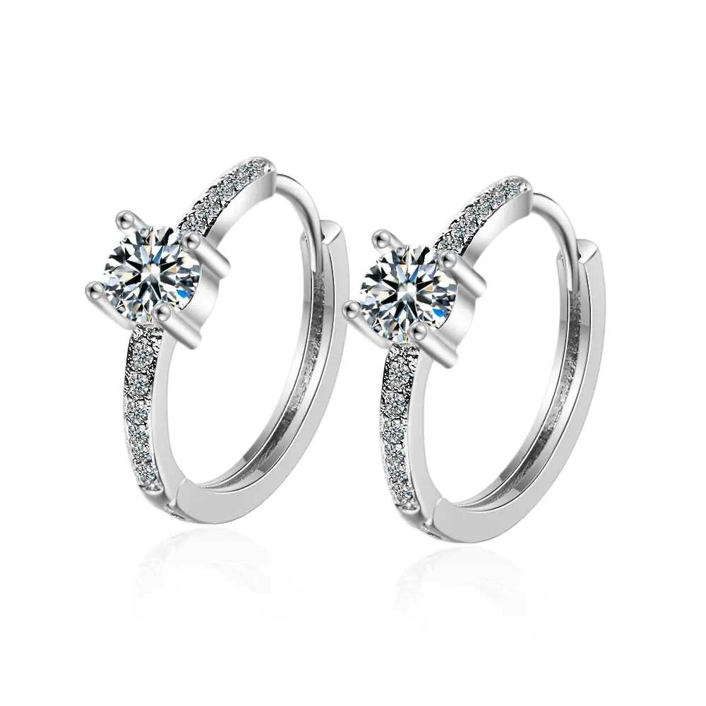 Elegant Zircon Crown Earrings for Women - Image 4