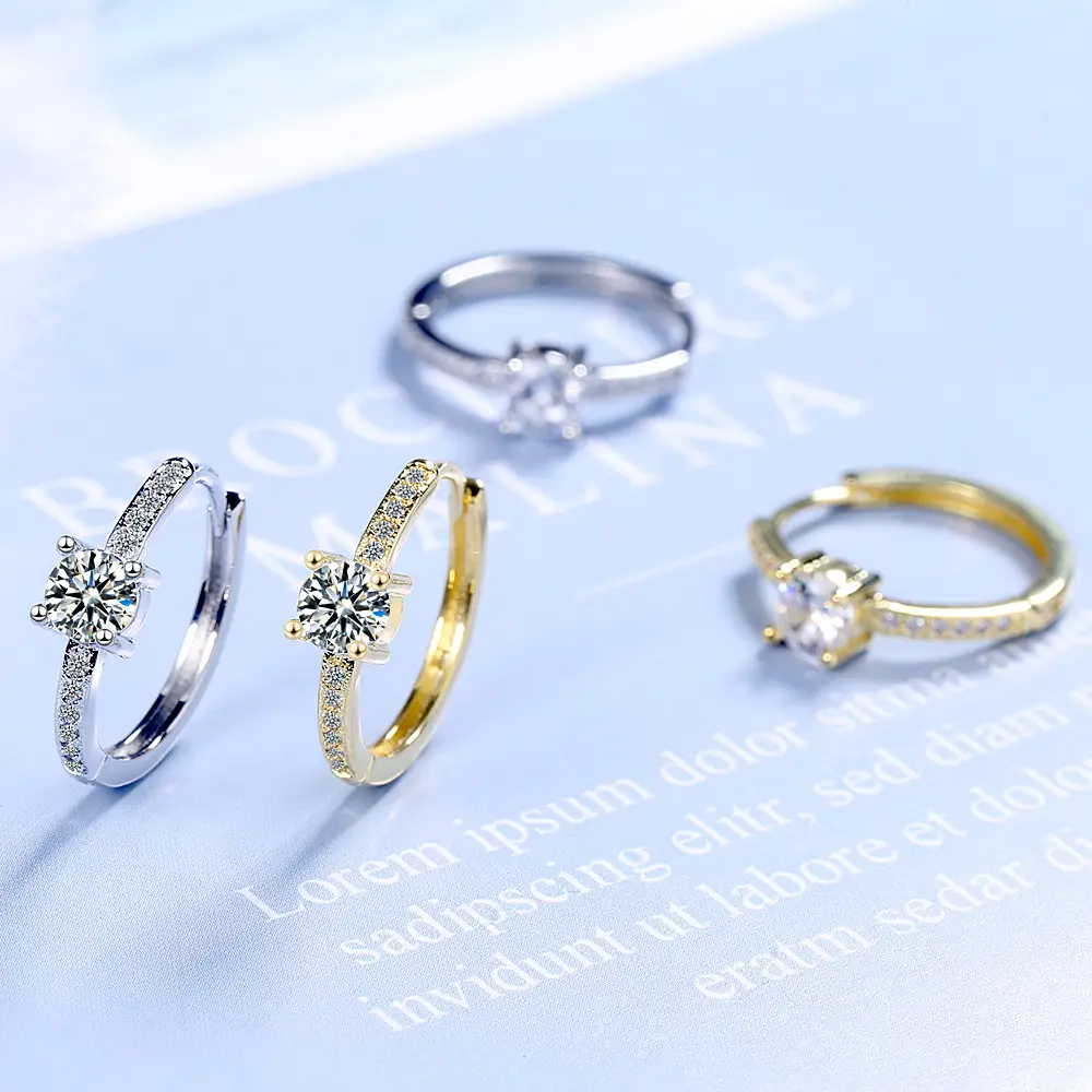 Elegant Zircon Crown Earrings for Women - Image 5