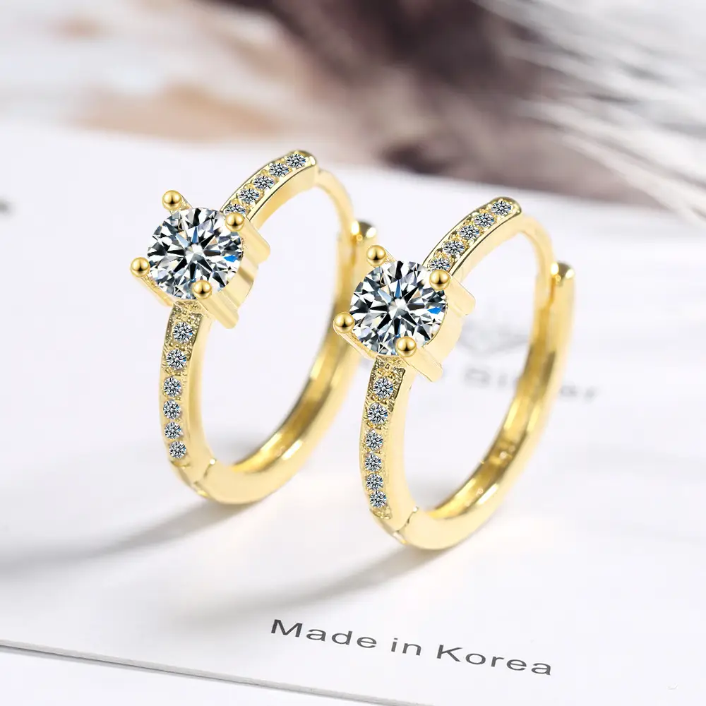 Elegant Zircon Crown Earrings for Women - Image 7