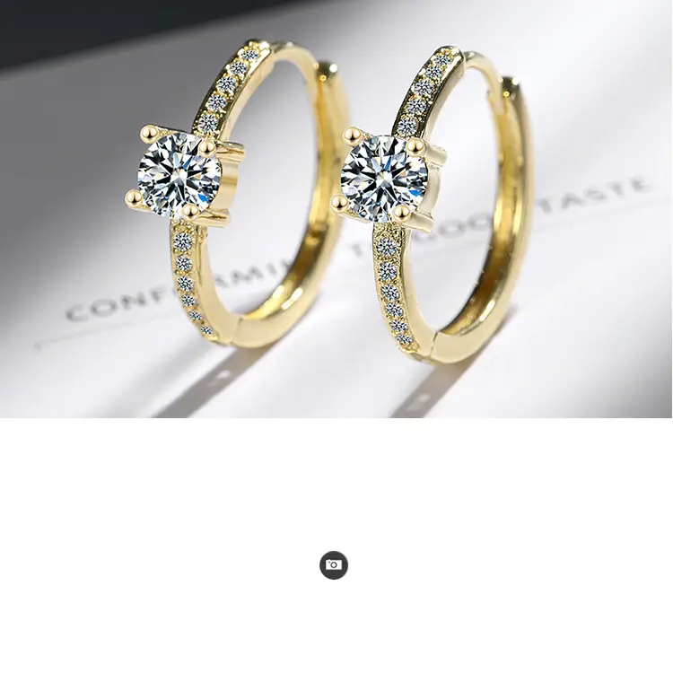 Elegant Zircon Crown Earrings for Women — feature 5