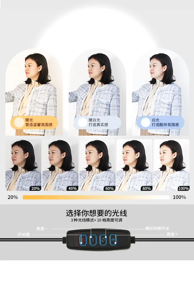 Overhead Photo Bracket for Mobile Phone Live Broadcast — feature 13