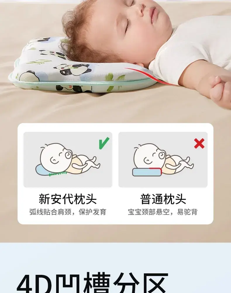Anti-Migraine Memory Foam Pillow for Newborns 0-6M — feature 6