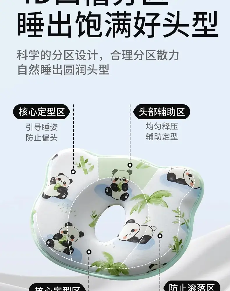 Anti-Migraine Memory Foam Pillow for Newborns 0-6M — feature 7