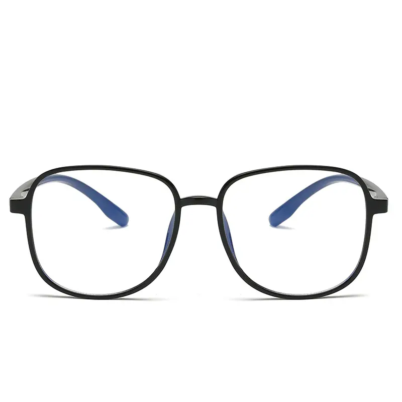 Retro Anti-Blue Light Glasses Black Frame Non-Prescription - Image 5