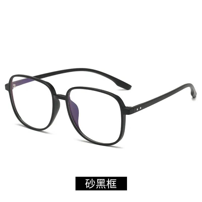 Retro Anti-Blue Light Glasses Black Frame Non-Prescription - Image 2