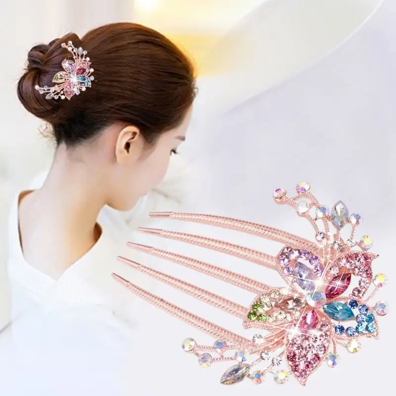 Crystal Headpin Hairpin for Women with Alloy Design - Image 4