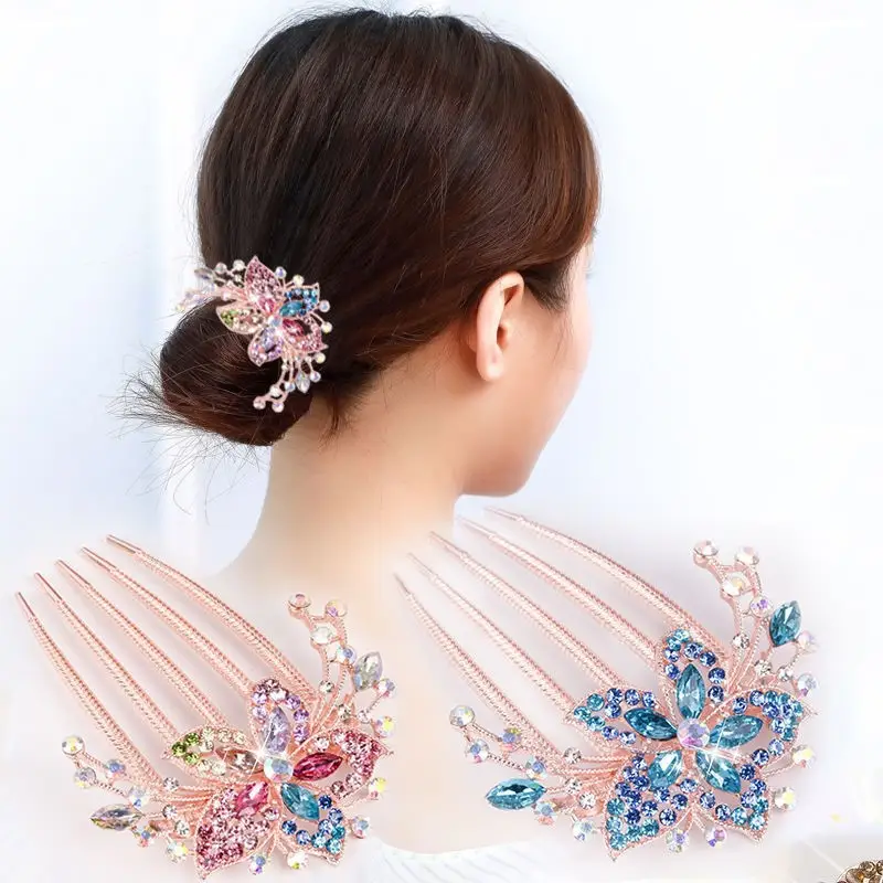 Crystal Headpin Hairpin for Women with Alloy Design - Image 5