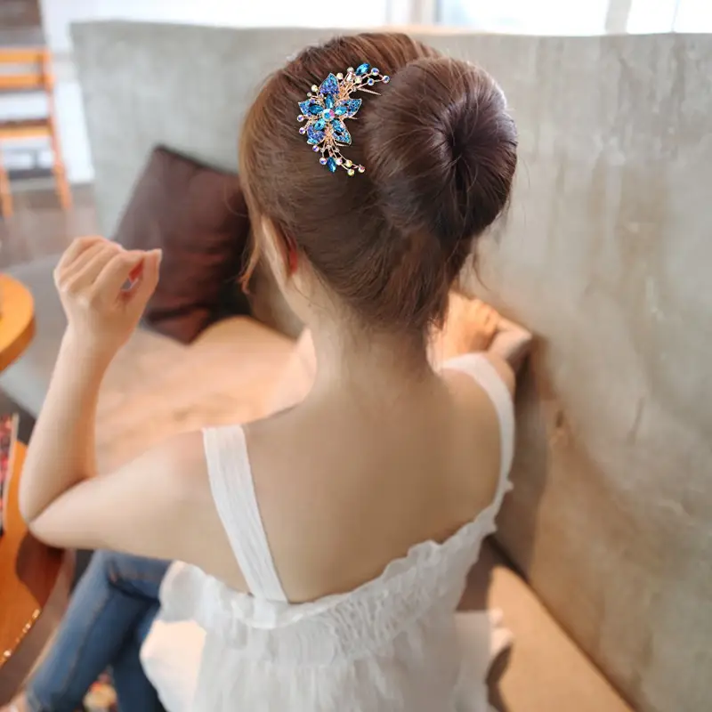 Crystal Headpin Hairpin for Women with Alloy Design - Image 6