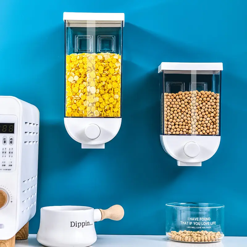 Wall-Mounted Grain Storage Box for Kitchen - Image 4