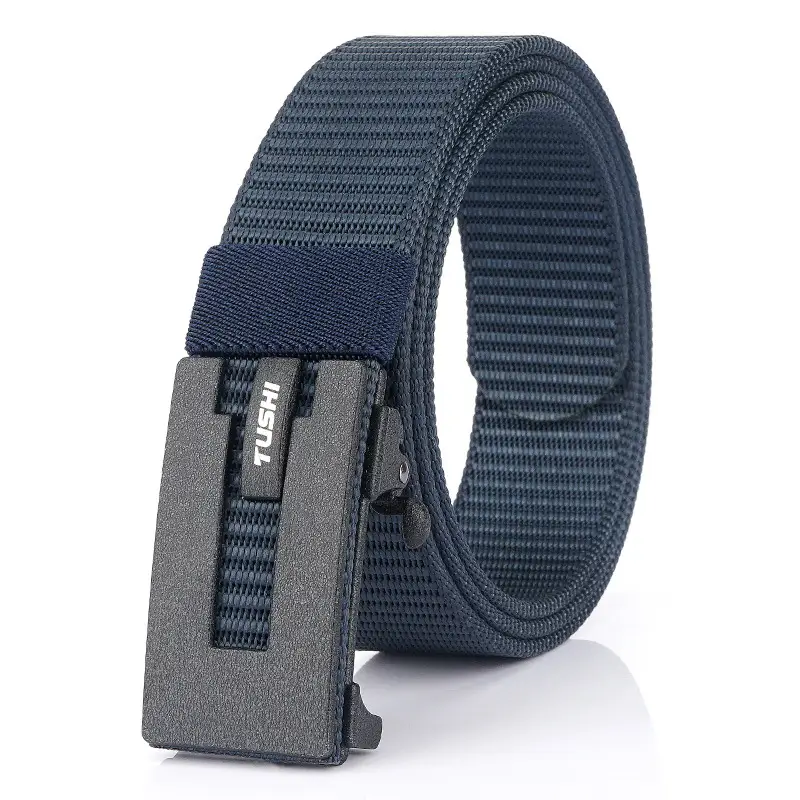 2020 New Nylon Belt 3.5cm Automatic Buckle Casual Business Men's Belt