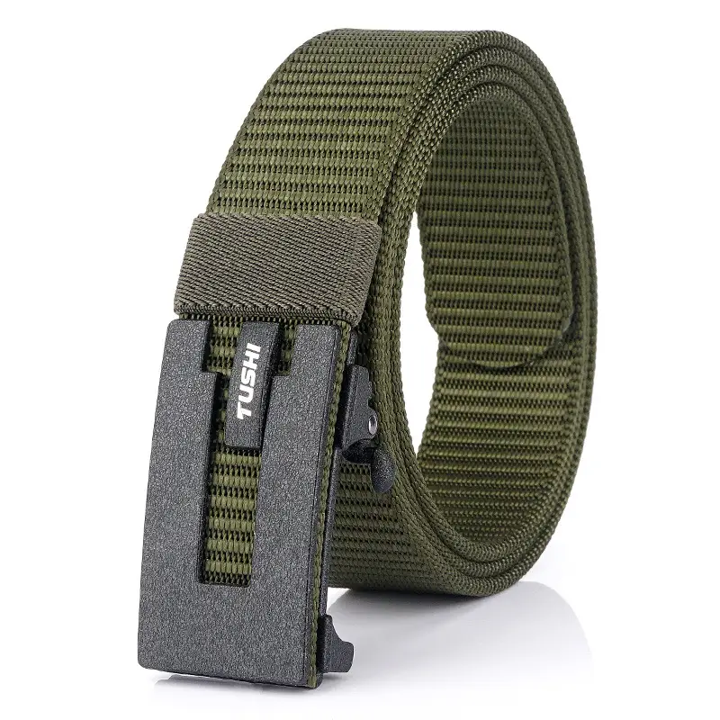 2020 New Nylon Belt 3.5cm Automatic Buckle Casual Business Men's Belt