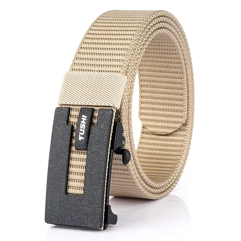 2020 New Nylon Belt 3.5cm Automatic Buckle Casual Business Men's Belt
