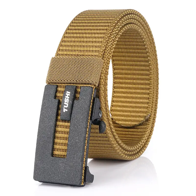 2020 New Nylon Belt 3.5cm Automatic Buckle Casual Business Men's Belt