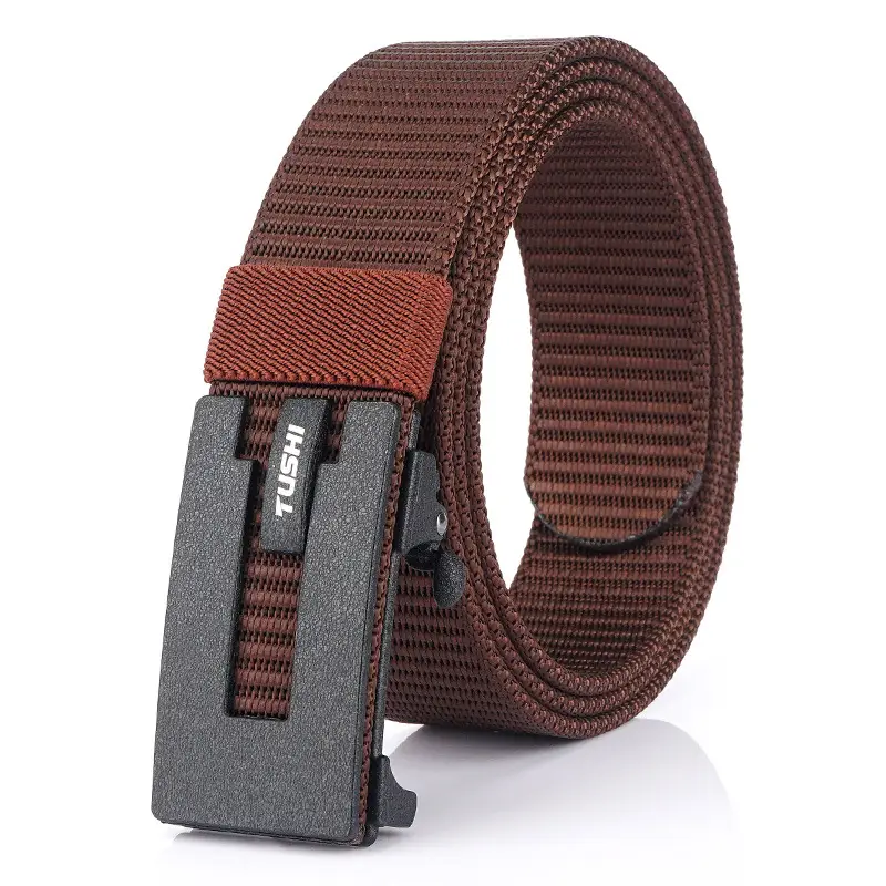 2020 New Nylon Belt 3.5cm Automatic Buckle Casual Business Men's Belt