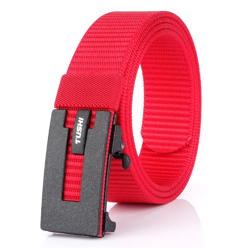2020 New Nylon Belt 3.5cm Automatic Buckle Casual Business Men's Belt