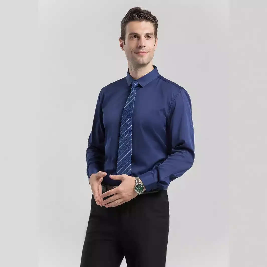 Four-Way Stretch Men's Maroon Shirt Large - Image 17