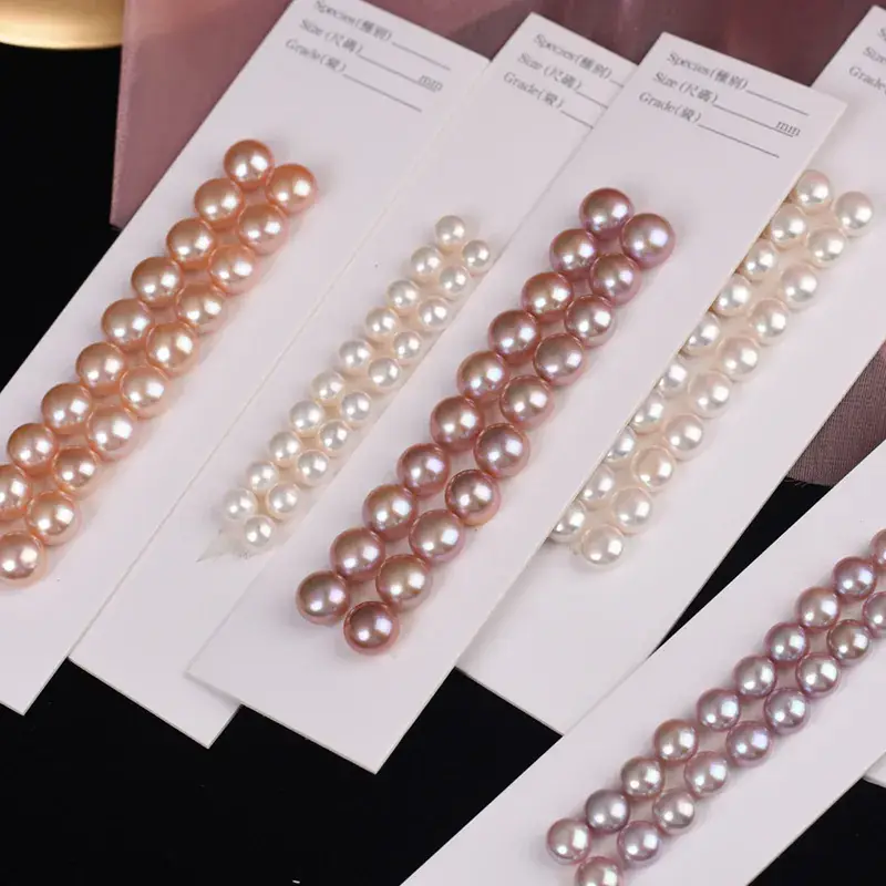 Wholesale Natural Freshwater Pearl Bun Beads Earrings - Image 7