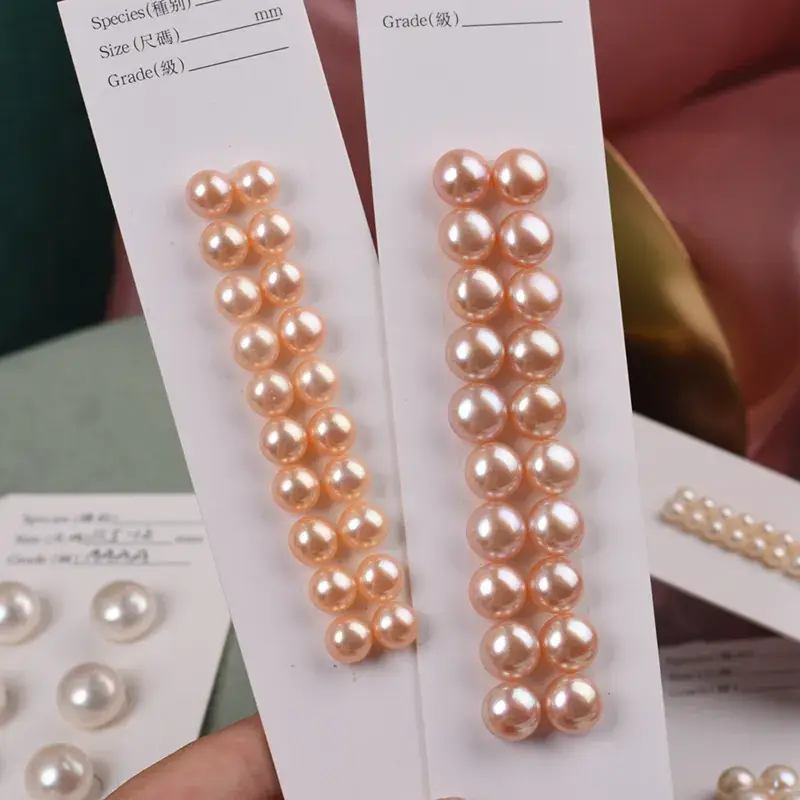 Wholesale Natural Freshwater Pearl Bun Beads Earrings - Image 2