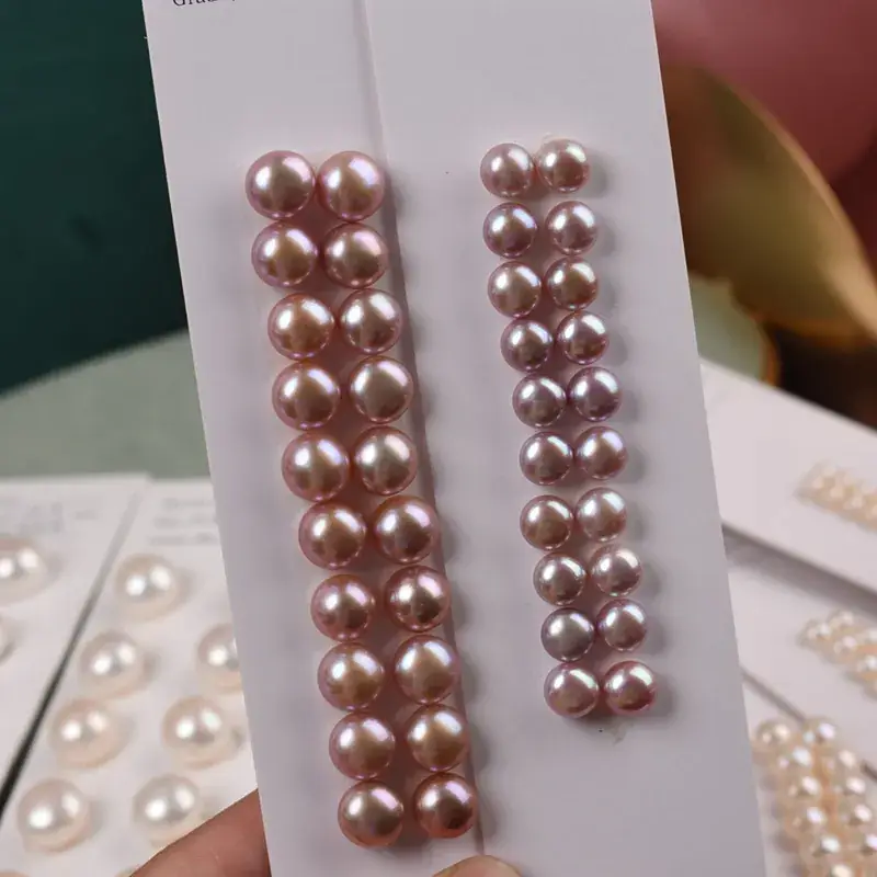 Wholesale Natural Freshwater Pearl Bun Beads Earrings - Image 3