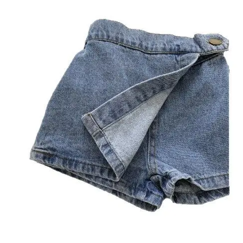 Girls Denim Shorts Summer Wear Breathable Casual Pants