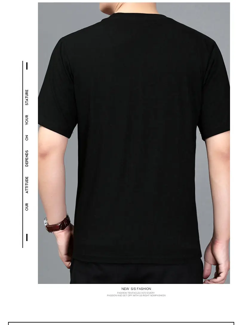 Men Navy T-Shirt Vest Short Sleeve Summer Wear — feature 22