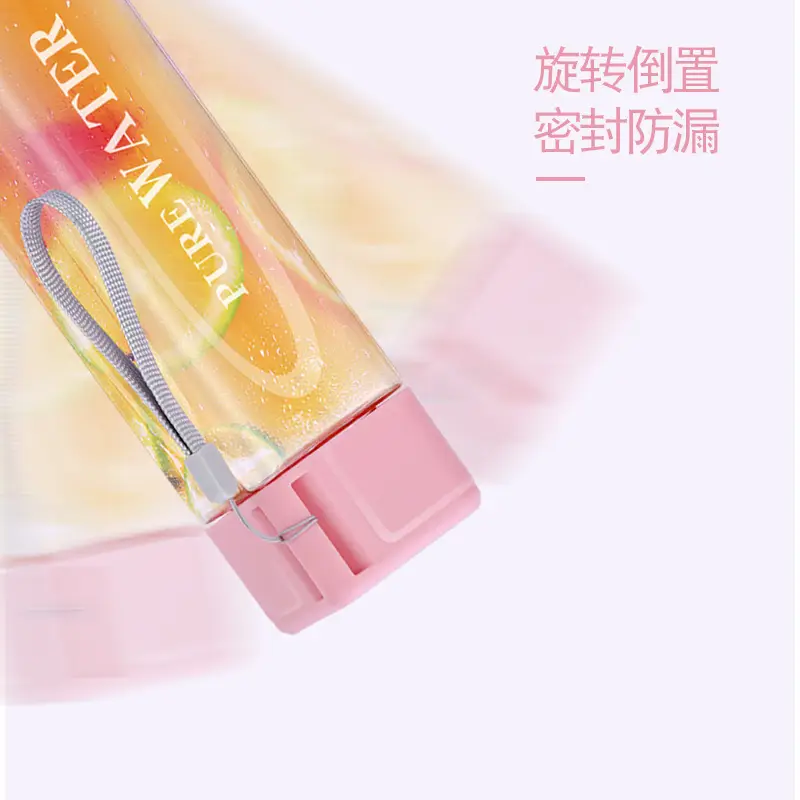 Pink Pure Water Bottle with Gadget - Image 10