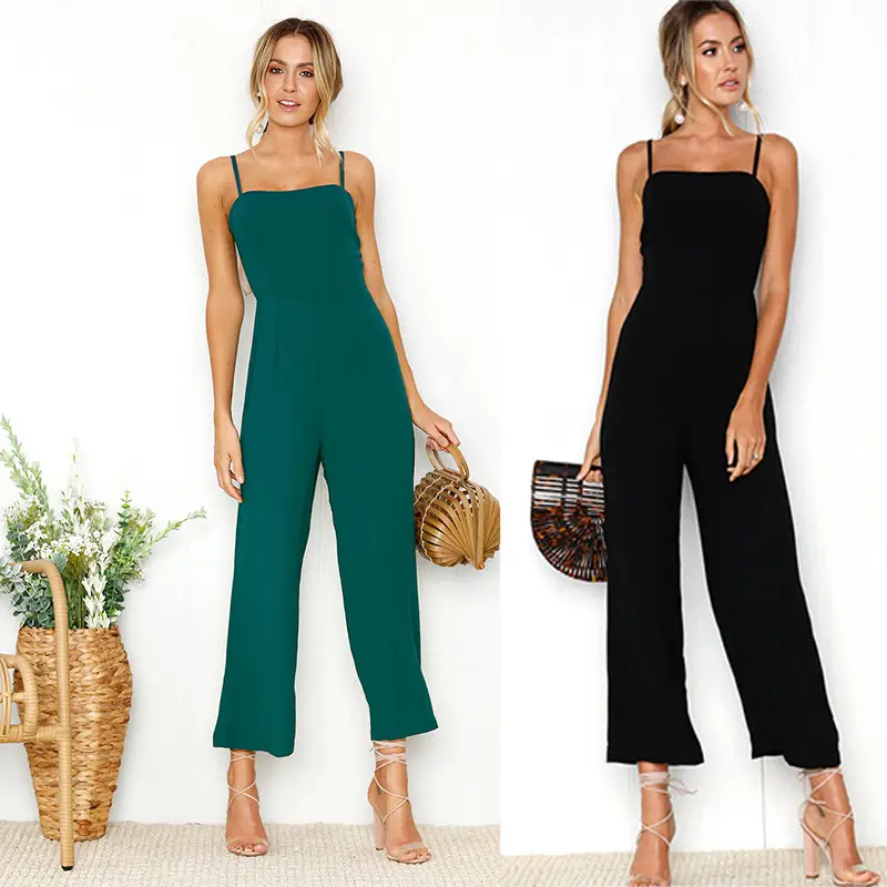 Women's 2025 Maroon Wide Leg Jumpsuit Dress - Image 6