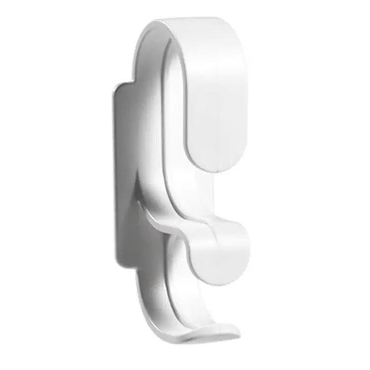 White Double-layer Washbasin Hook Wall Mount