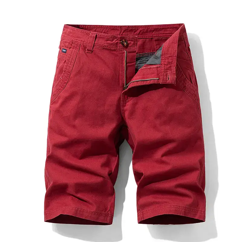 Men's Red 5-Piece Casual Shorts 2023 - Image 2