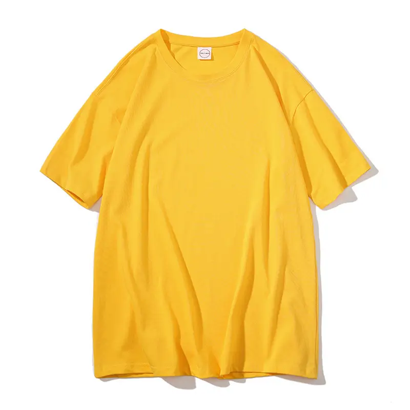 Men Women White Loose T-shirt Five Point Sleeve - Image 7