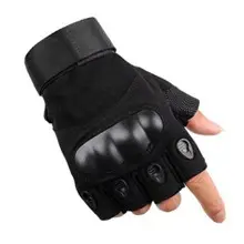 Luya Fishing Gloves Blue Black Anti-Slip Fishing Catching Sun Protection — feature 13