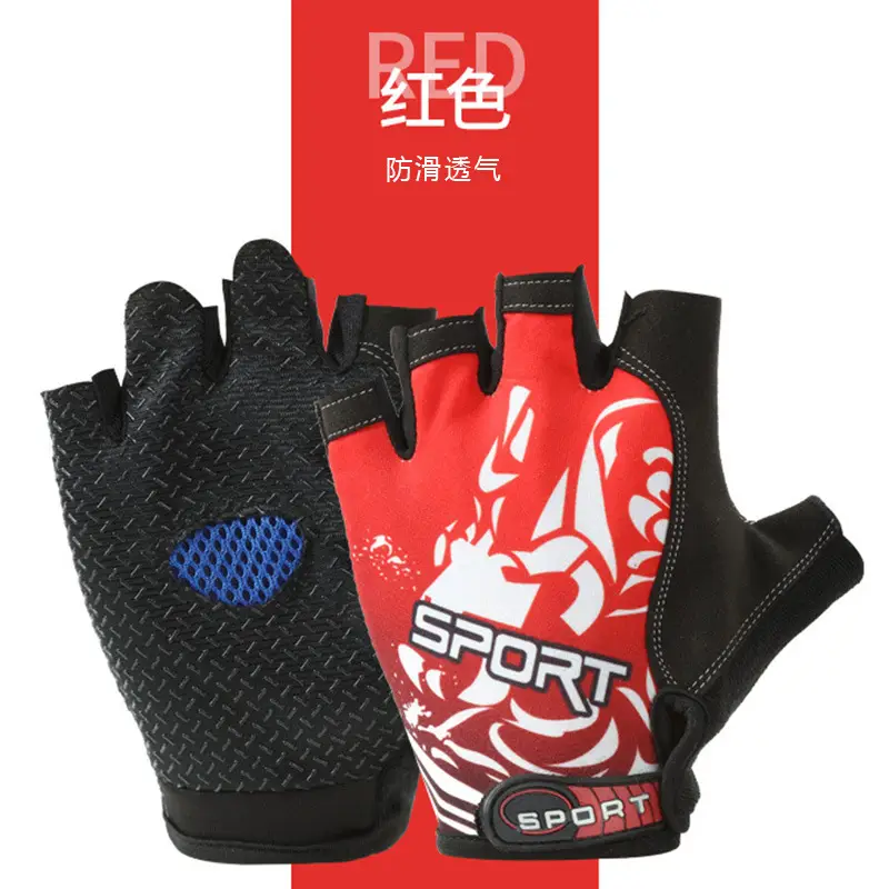 Luya Fishing Gloves Blue Black Anti-Slip Fishing Catching Sun Protection - Image 3