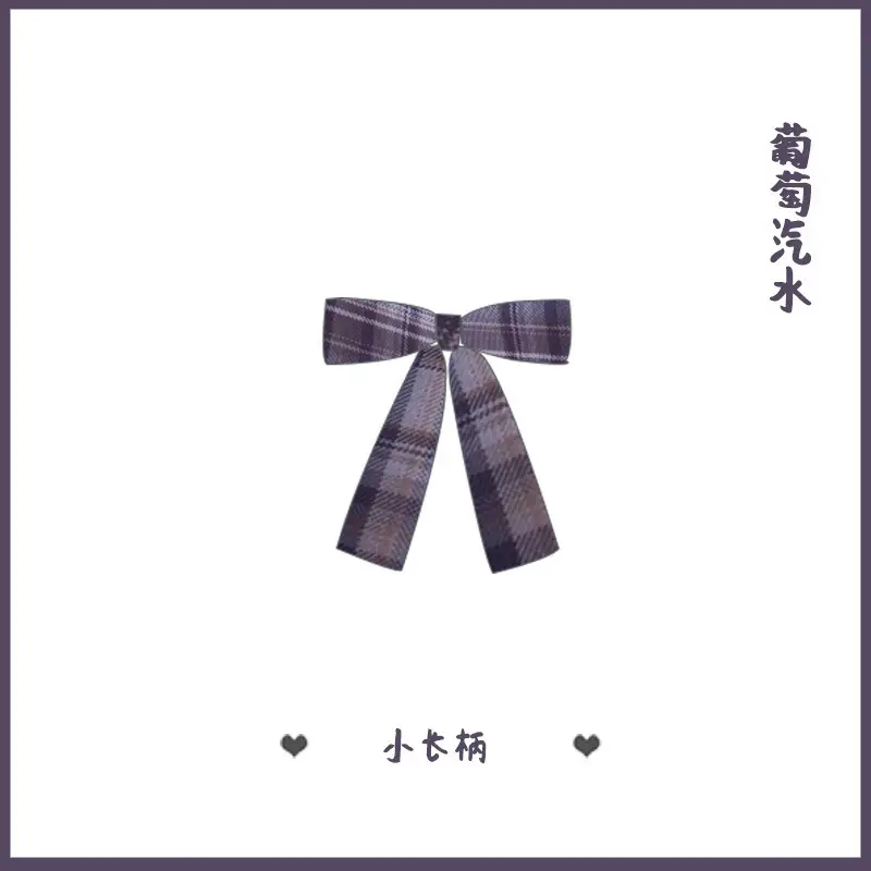 Plaid Pleated Bow Skirt 43CM Women - Image 4