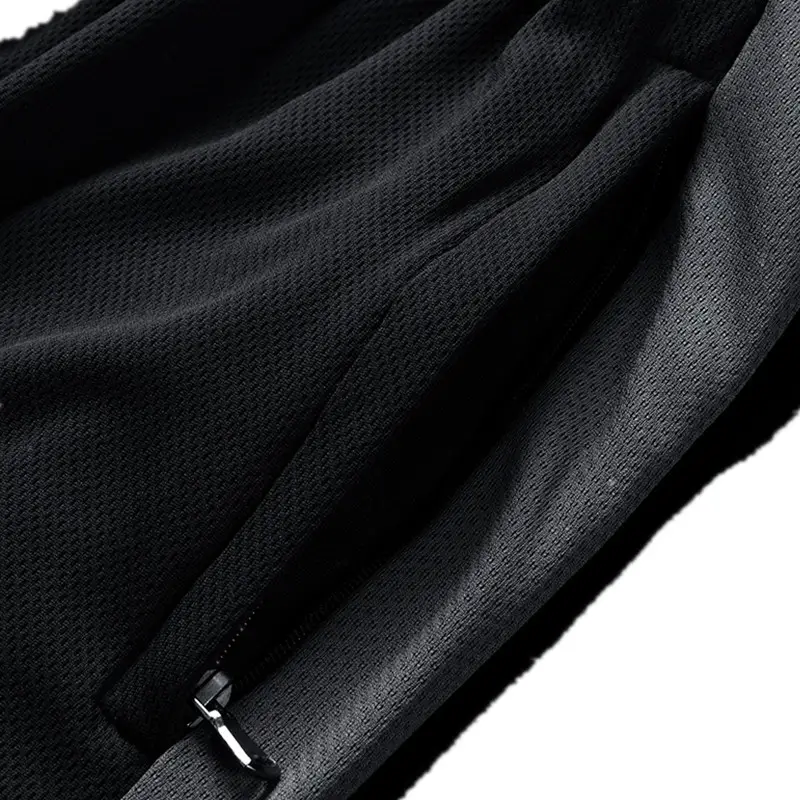 Men Grey Mesh T-Shirt Shorts Set - Image 8