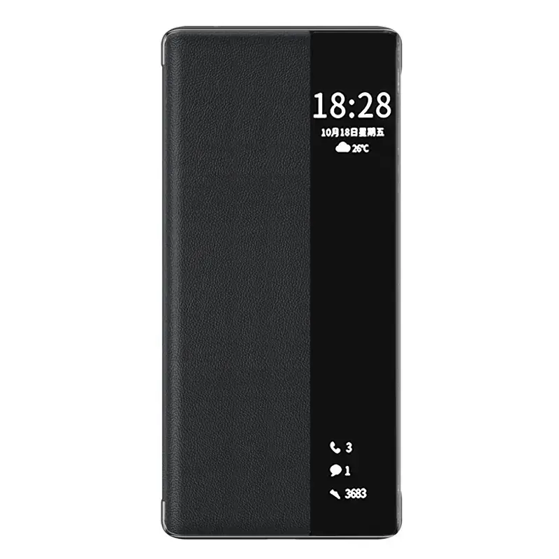 Huawei P40 Leather Flip Phone Case Rose Gold - Image 10